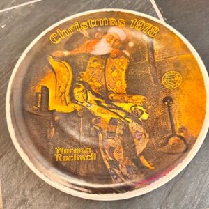 Norman Rockwell Christmas Dream 1978 Collector Plate Limited Ed Edwin M Knowles